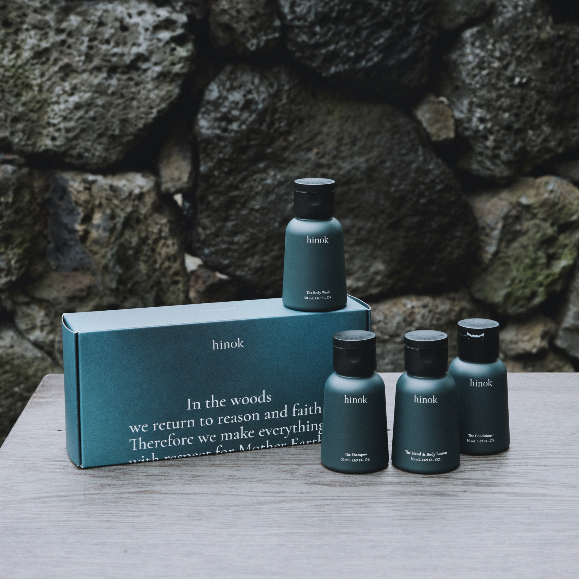 Hair & Body Discovery Set: 4 travel minis | hinok