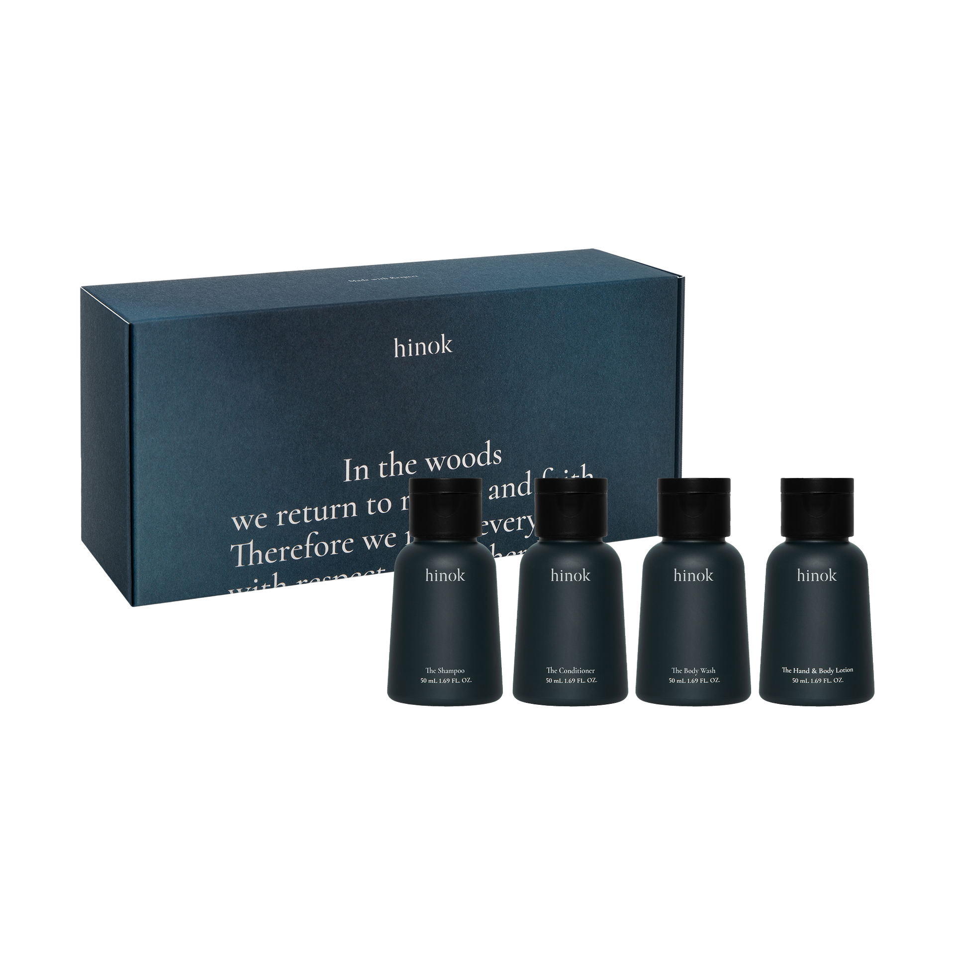 Hair & Body Discovery Set: 4 travel minis | hinok