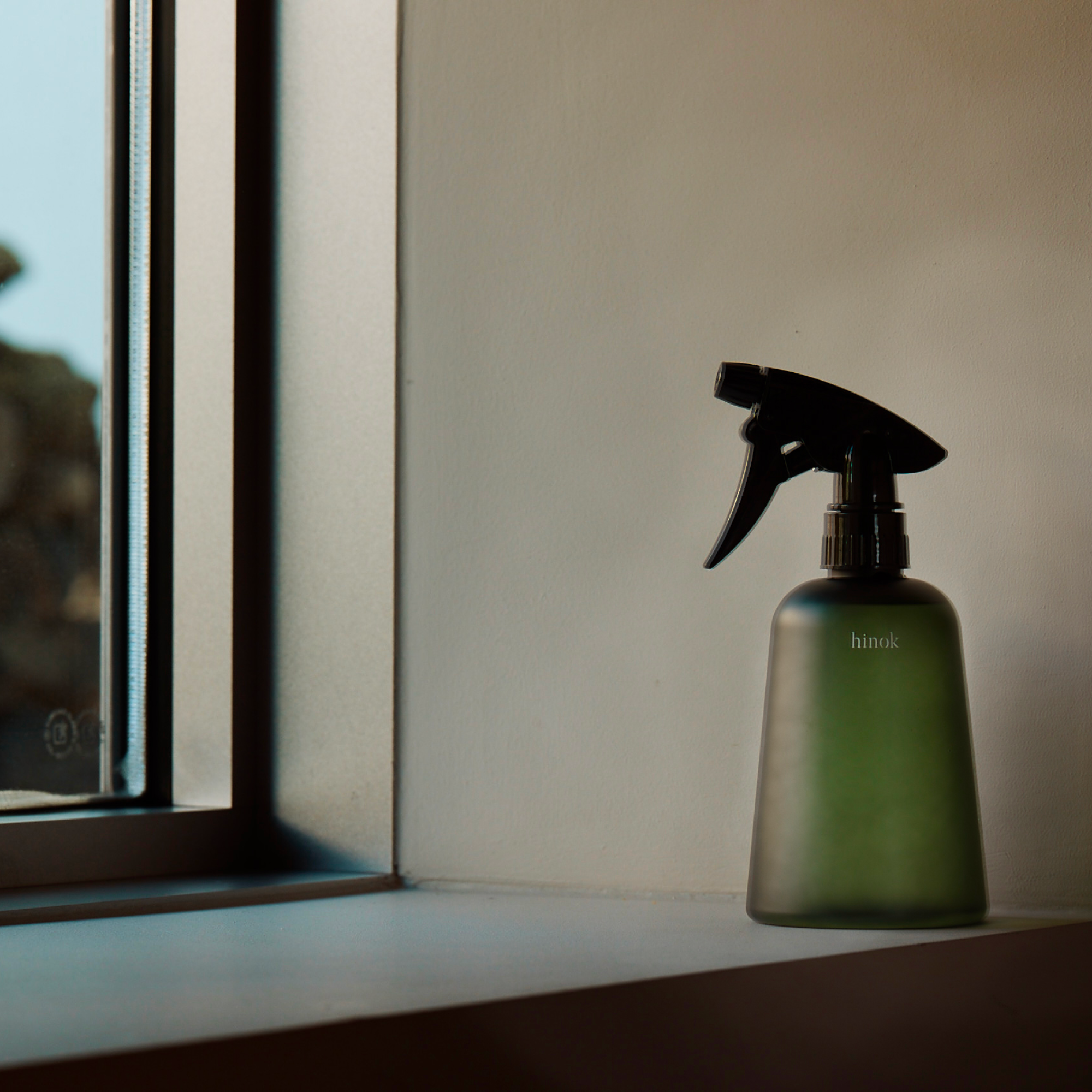 Hinok spray in a styled home setting